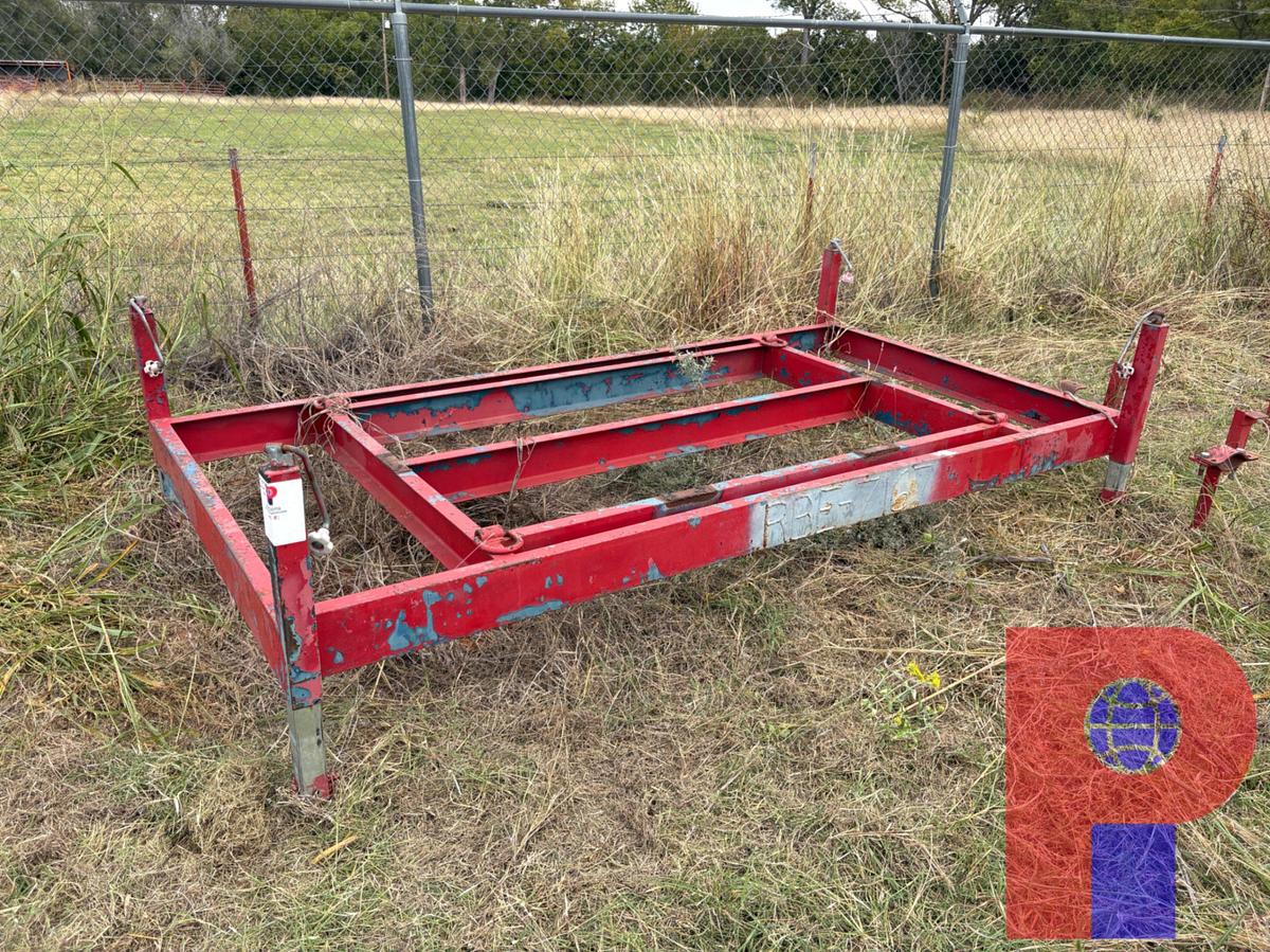 Used 10’ X 5’ ADJUSTABLE HEIGHT MANIFOLD SKID