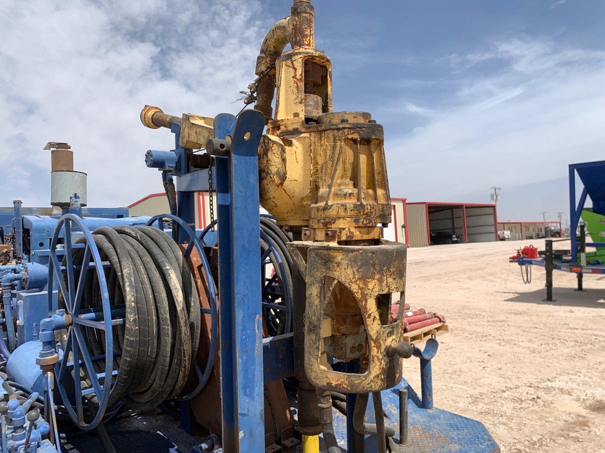 Used BOWEN 2.5 85ton HYDRAULIC POWER SWIVEL GOOSENECK TRAILER