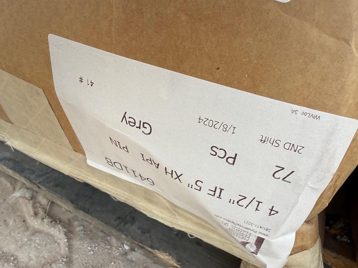 Used PALLET W/ (QTY. 300+) 4” THRU 5” IF/XH BOX/PIN END THREAD PROTECTORS