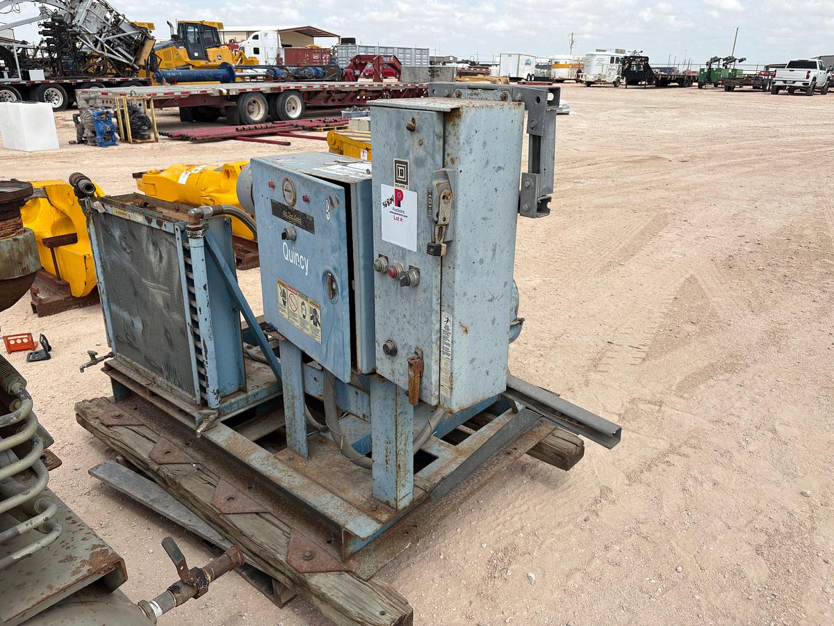 Used QUINCY AIR COMPRESSOR