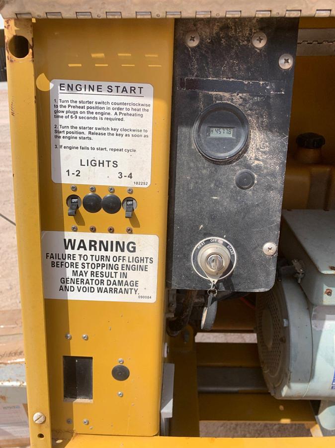 Used Allmand Night-Lite Pro Bumper Pull Light Tower