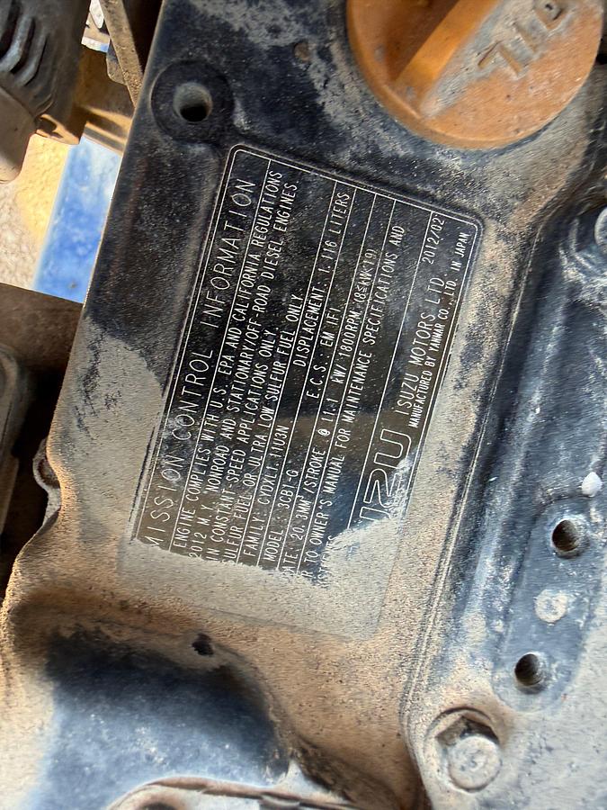 Used SELF CONTAINED 20K WP GREASE INJECTION UNIT COMBO P/B 8.4-KW ISUZU DIESEL GENERATOR