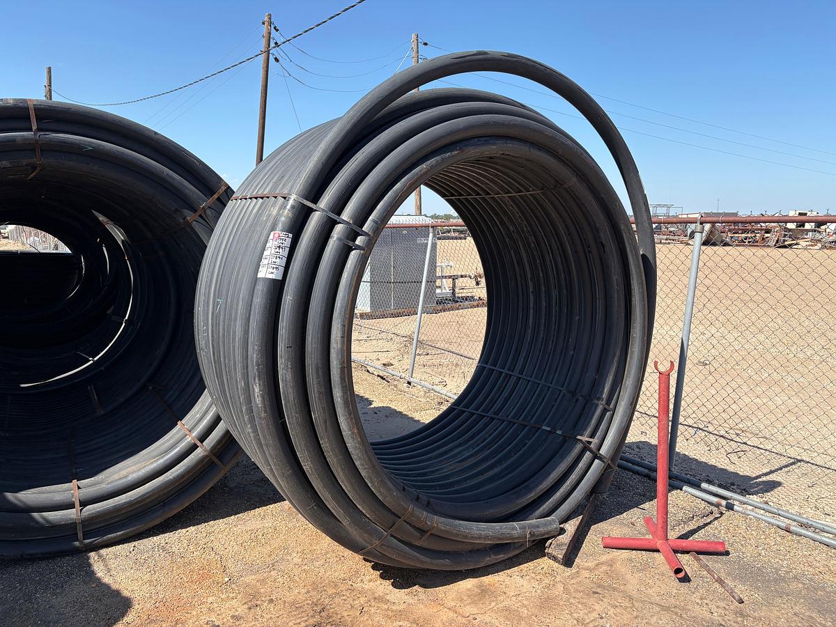 Used 1000’ ROLL OF USED 3” IPS POLY PIPE
