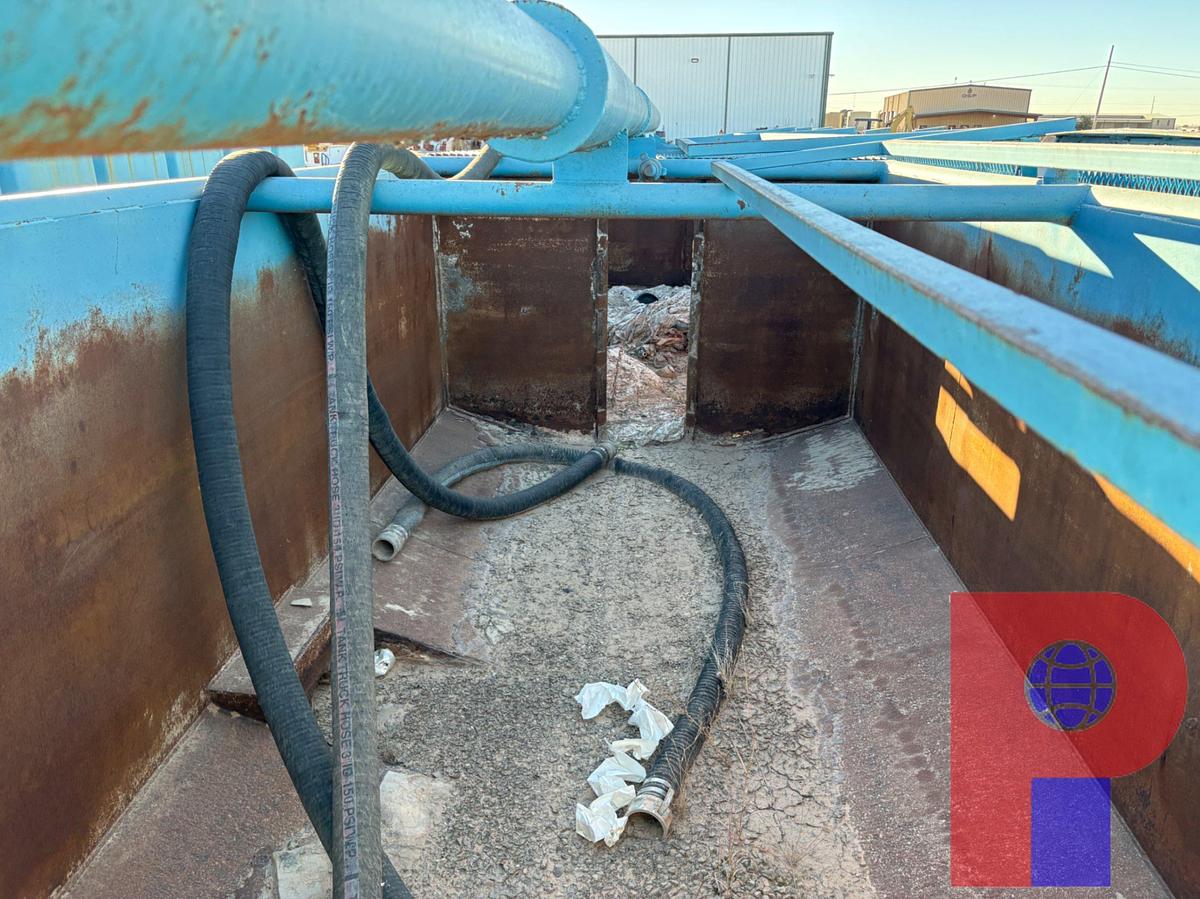 Used 30’ X 7’ X 5.5’ OPEN TOP FLUID TANK