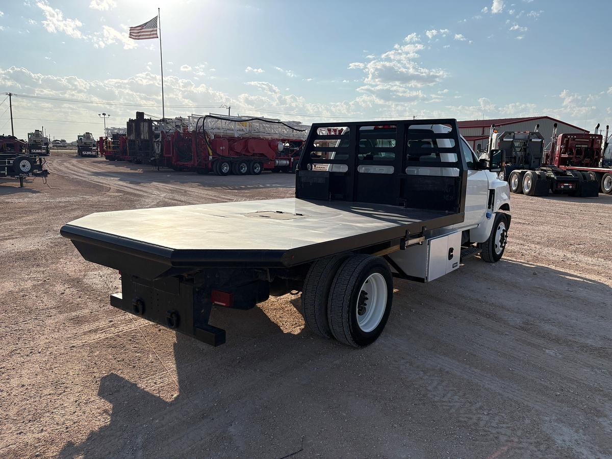Used 2022 INTERNATIONAL CV515 SINGLE CAB FLATBED DUMP TRUCK
