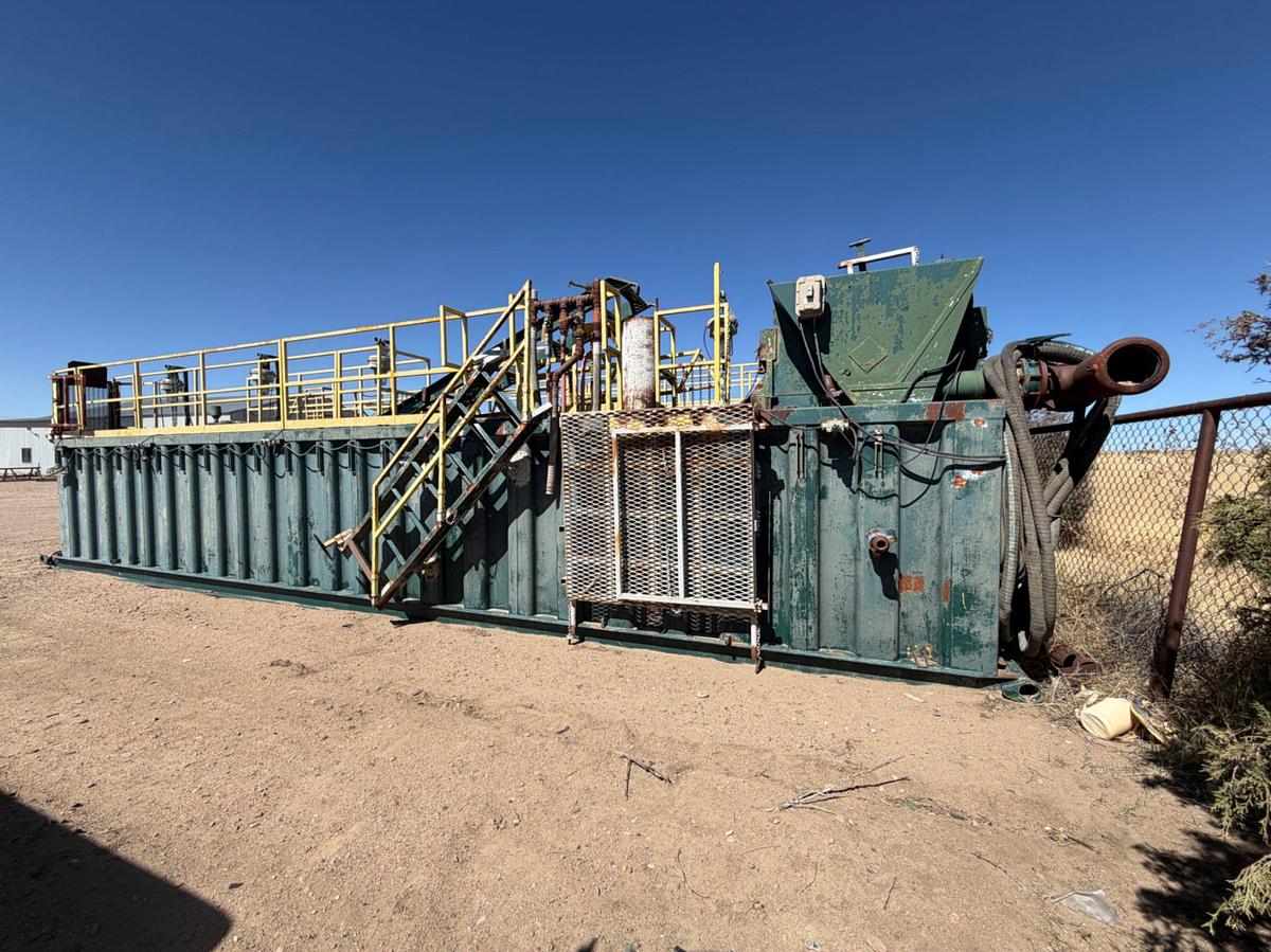 Used 450 BBL Drilling Rig Shale Shaker Mud Tank
