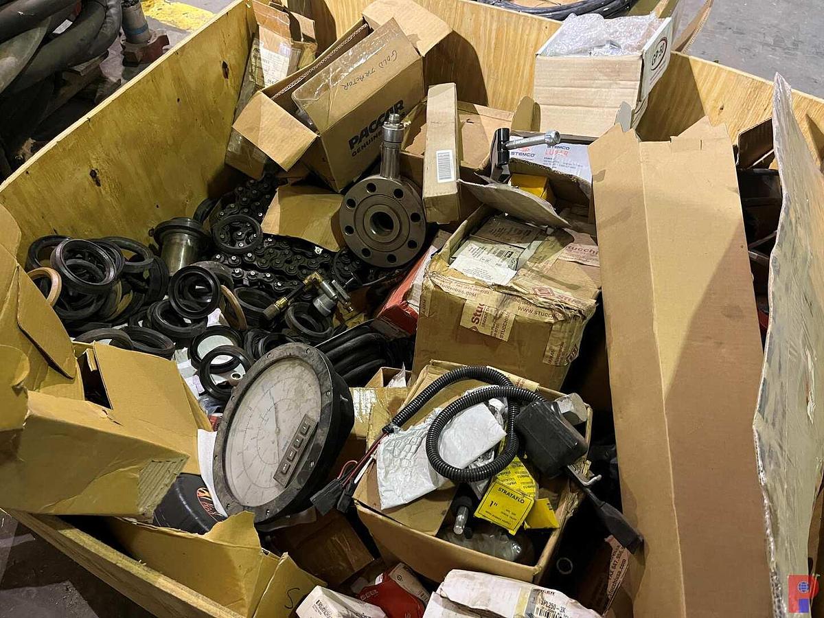 Used (2) CRATES W/ TRUCK PARTS, COIL TUBING RELATED PARTS & SUPPLIES