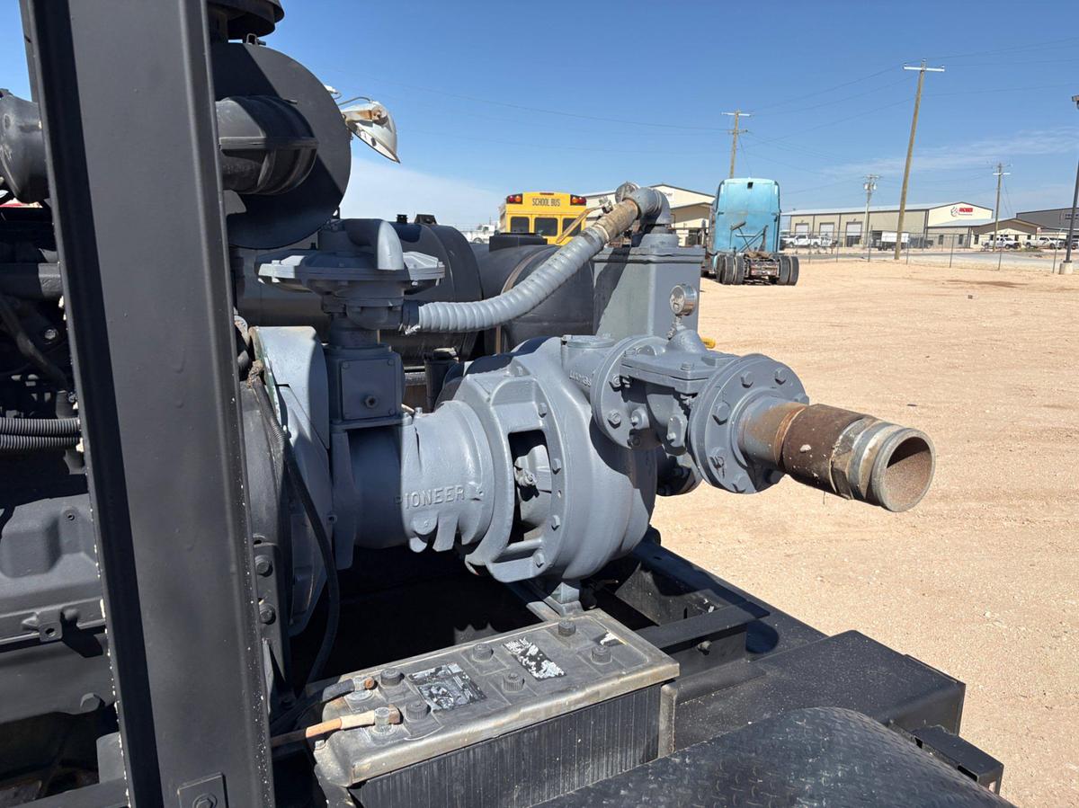 Used Pioneer prime series 6X4X17 cent pump mtd on t/a bumper pull trailer