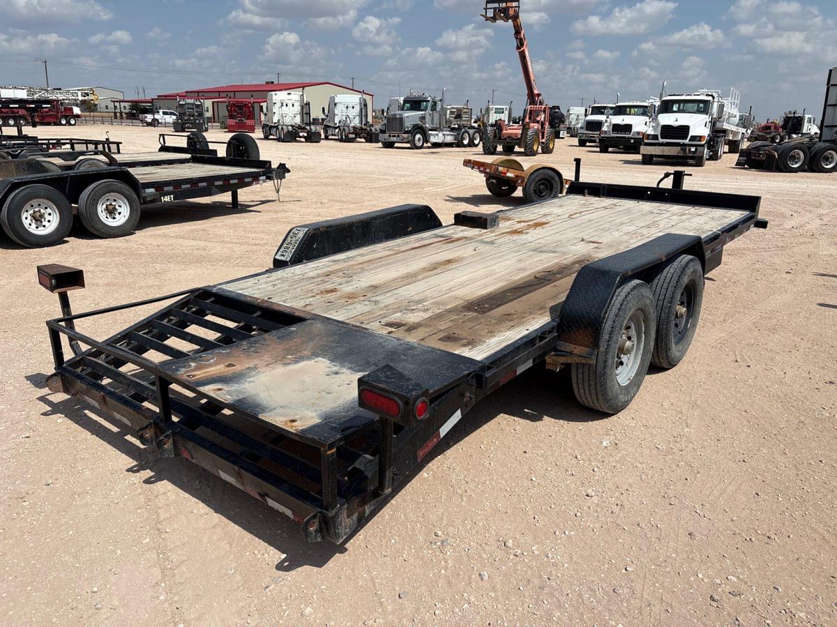 Used 2018 BIG TEX 20’ X 7’ T/A BUMPER PULL TRAILER
