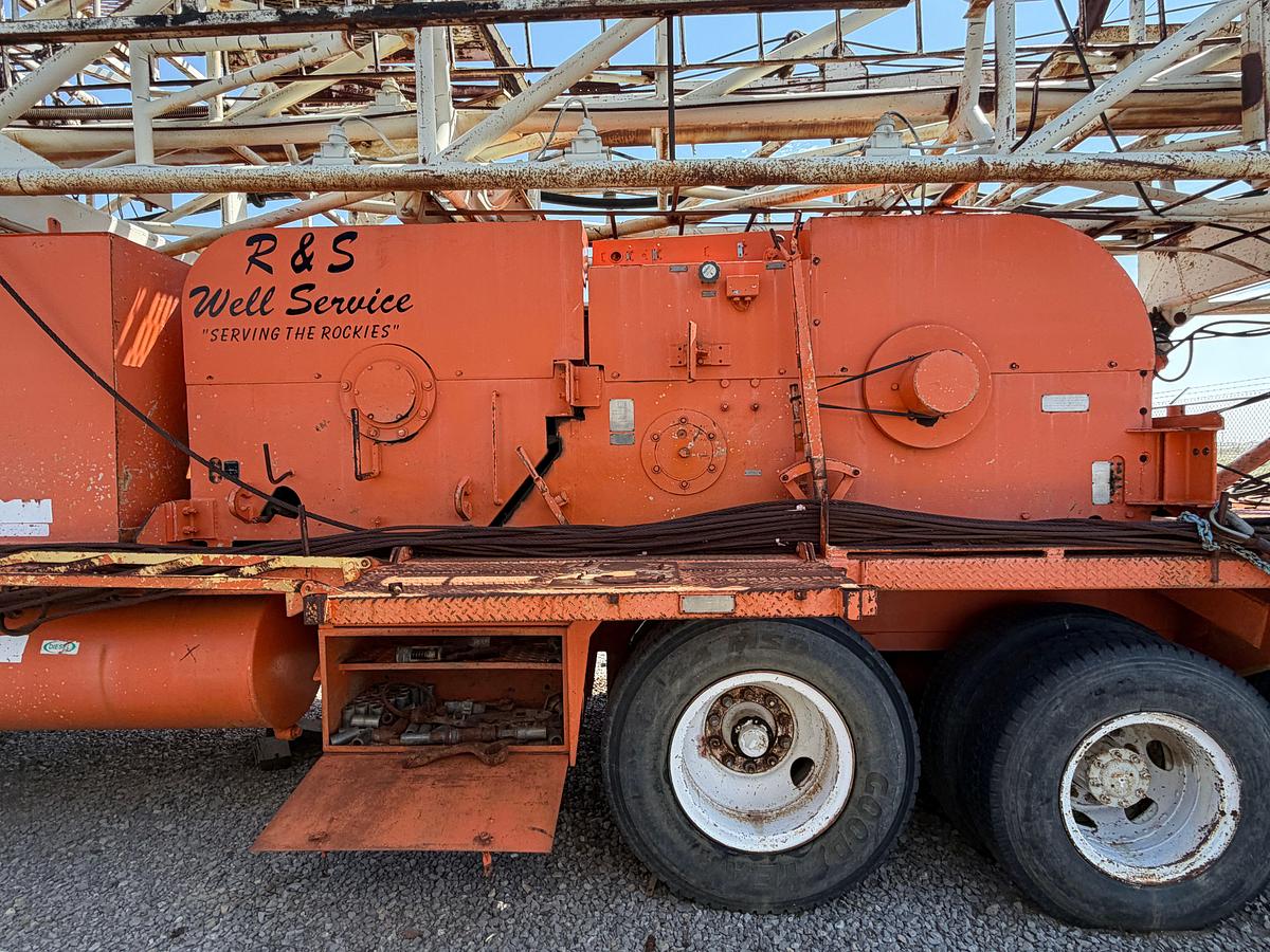 Used FRANKS 500 1287-160 WELL SERVICES PARTS RIG (102x230K MAST)
