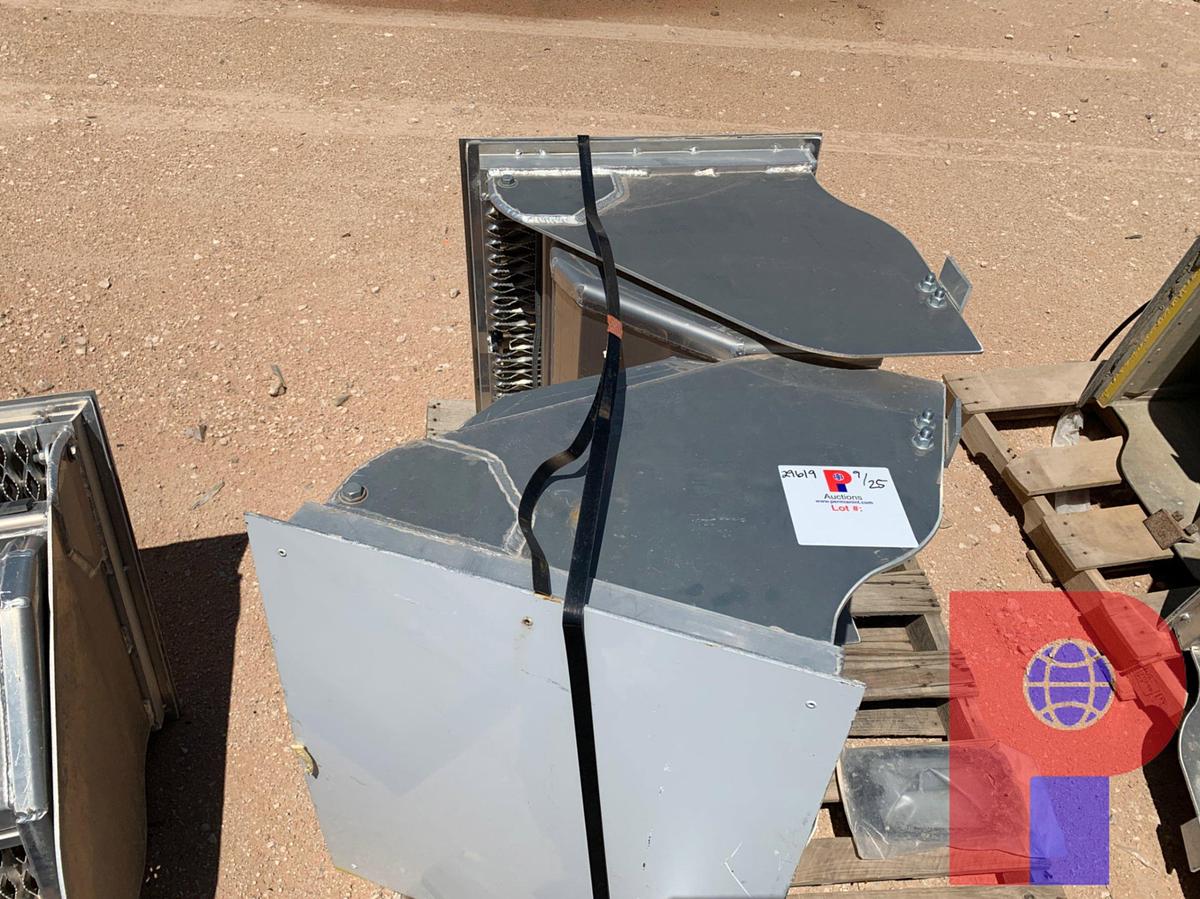 Used (10) ALUMINUM STEPS