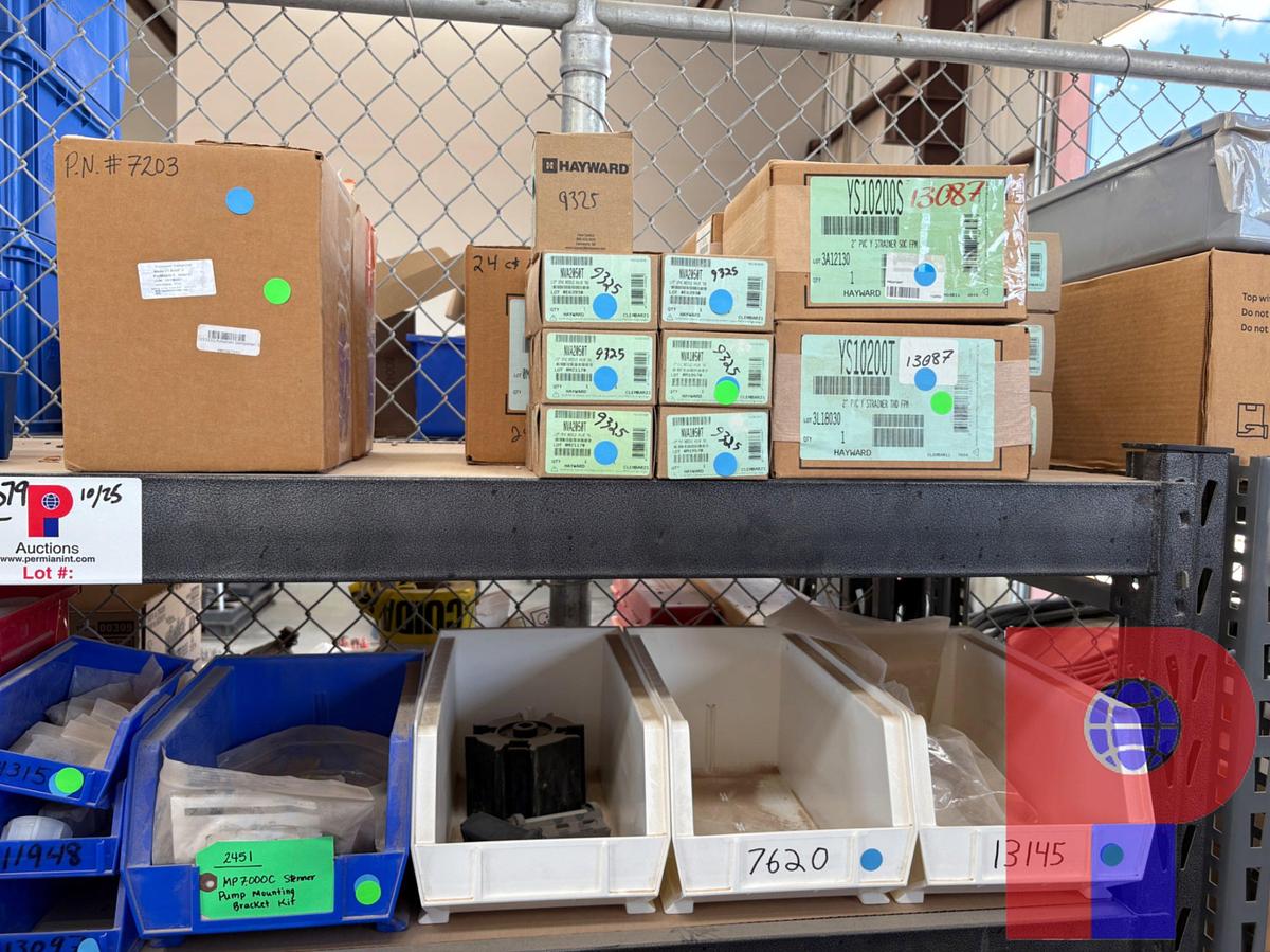 Used 6’ X 2’ X 6’ SHELF W/ CONTENTS