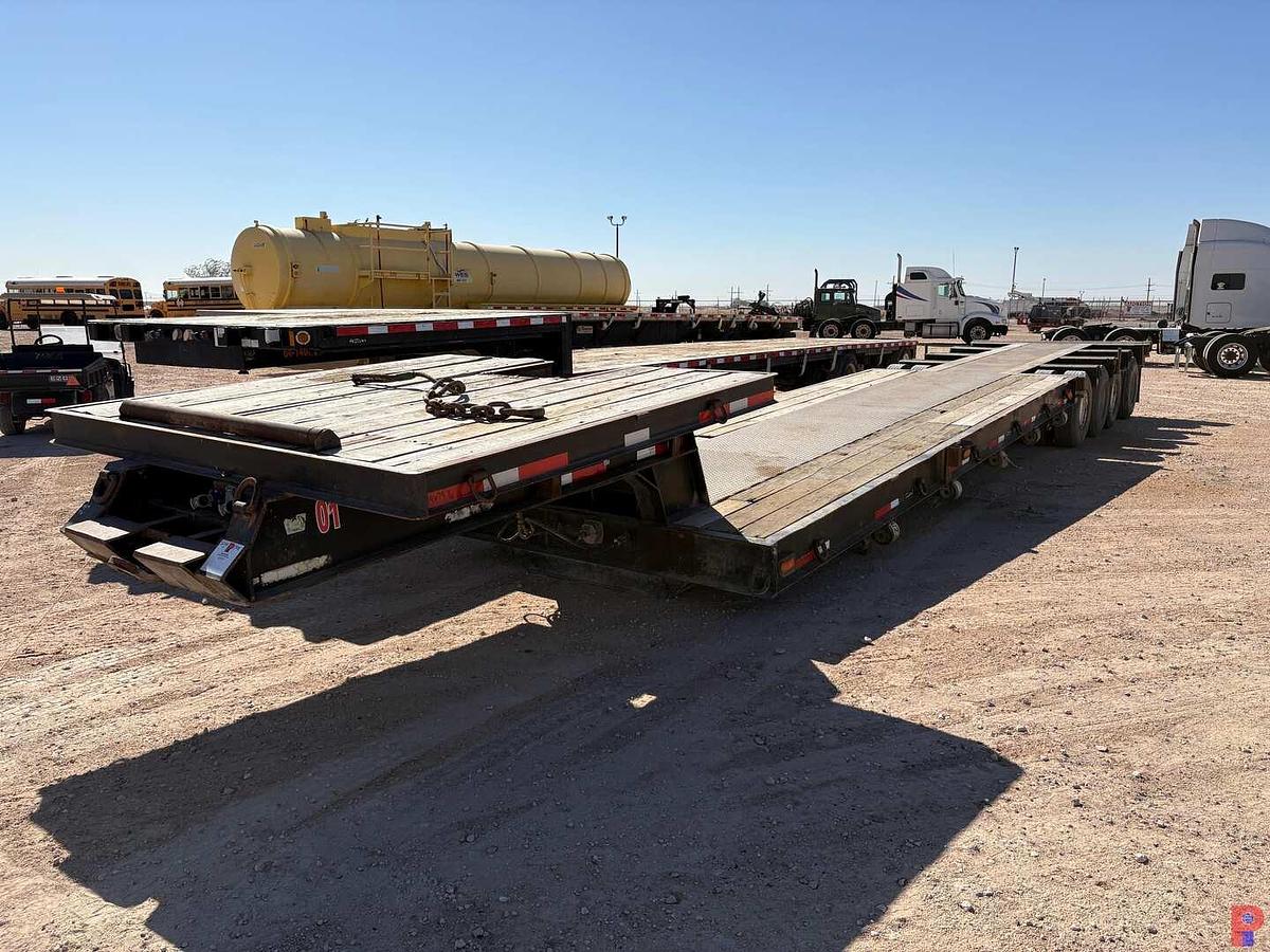 Used SHOPBUILT 4-AXLE 48’ X 8’ DROP DECK TRAILER