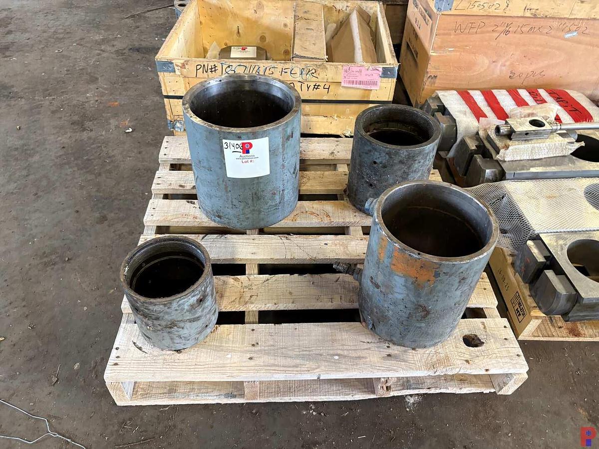 Used (4) GATE VALVE YOKE SLEEVES