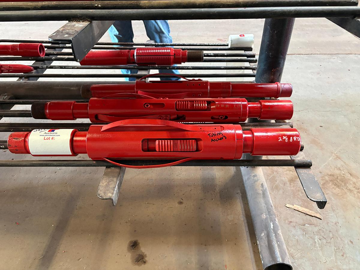 Used (3x$) tubing anchors, 3-1/4” 3-3/4” & 4-1/2” OD