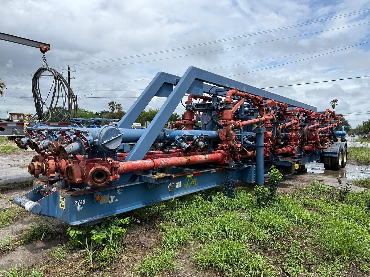 Used 2012 WORLEY WELDING WORKS T/A FRAC MISSILE MANIFOLD TRAILER