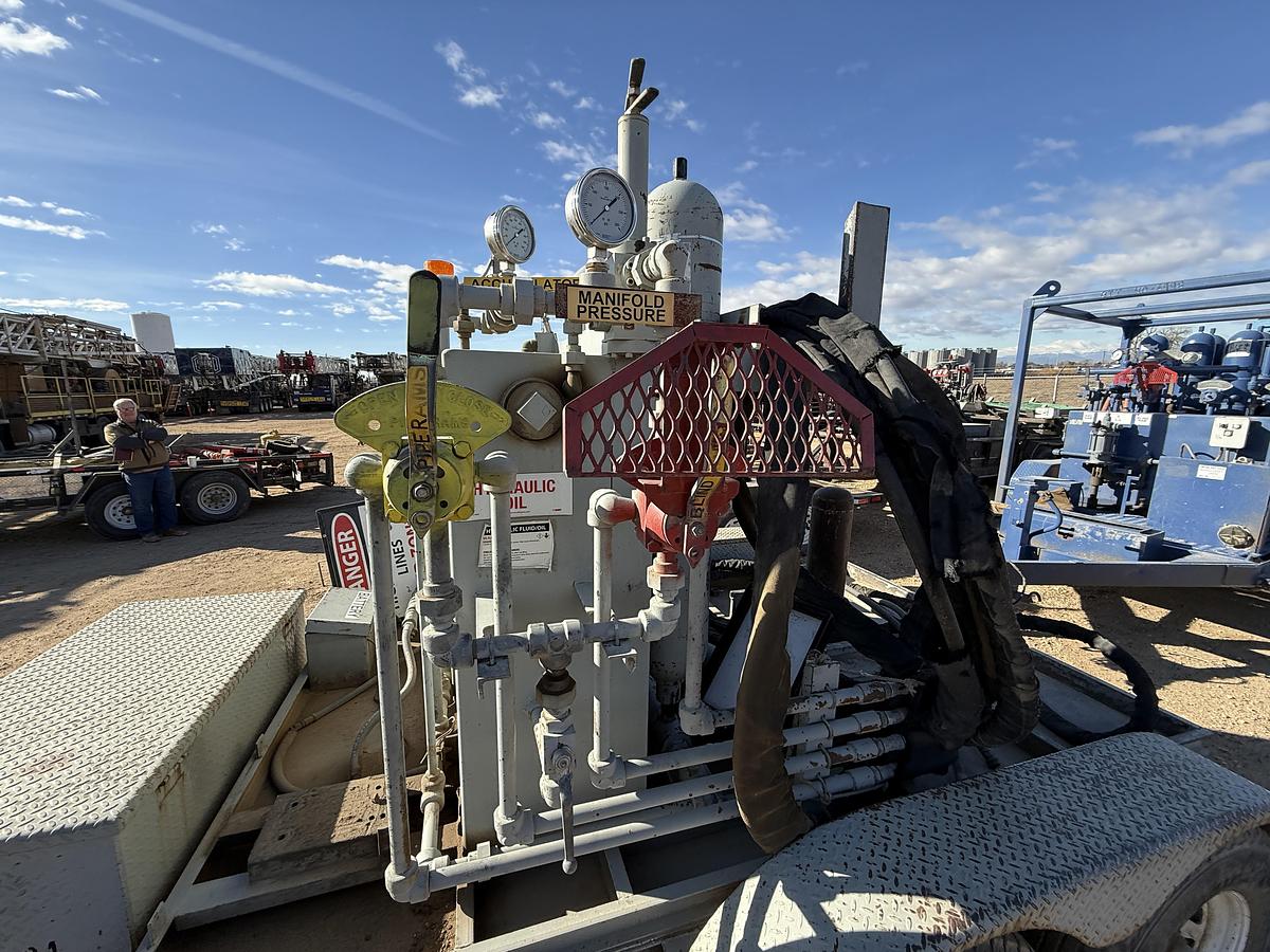 Used 10’ T/A 2-STATION BUMPER PULL ACCUMULATOR TRAILER