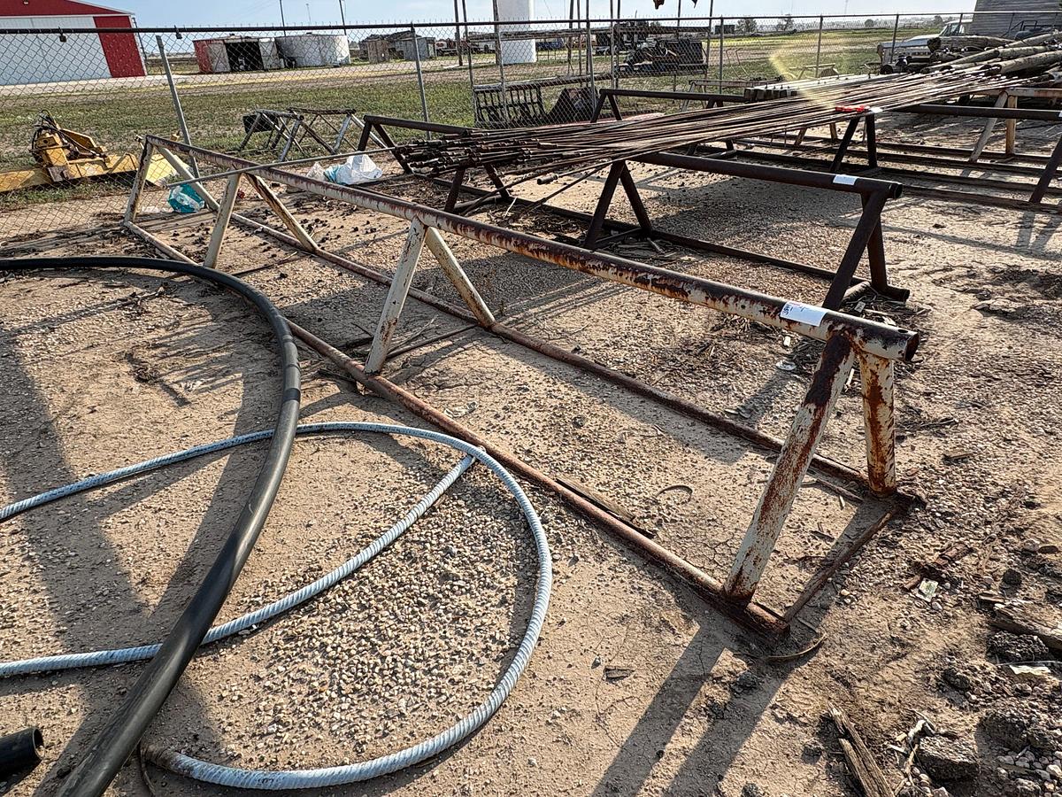 Used (2x$) 24’ x 34” triangle pipe racks