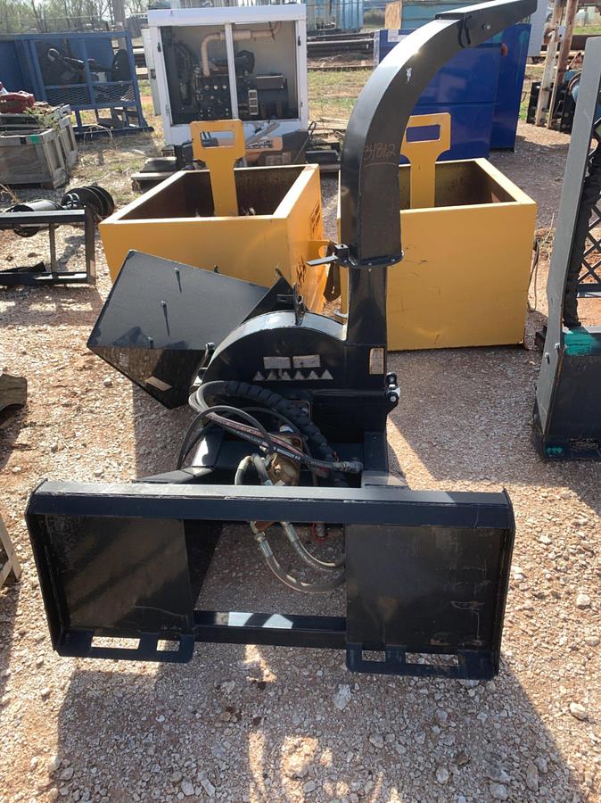 Used Hydraulic Skid Steer Mower King Attachment