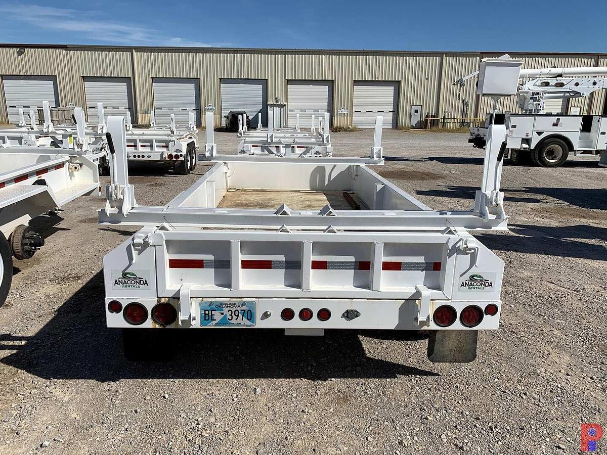 Used 2017 BROOKS BROTHERS TRAILERS 21’ T/A PINTLE HITCH POLE TRAILER
