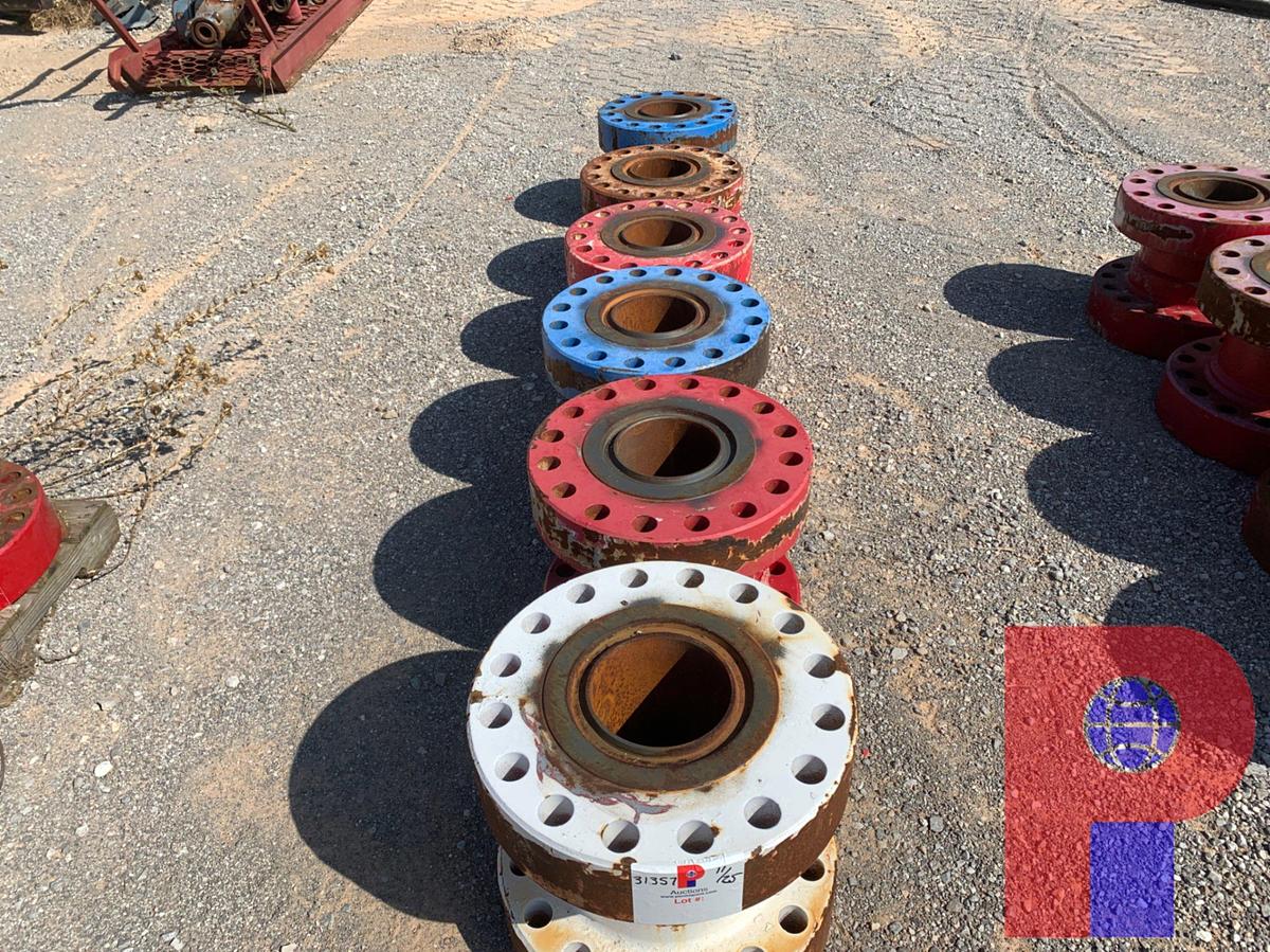 Used (3) 7-1/16” X 16” (3) 7-1/16” X 17-3/4”  15K TO 10K ADAPTOR SPOOL