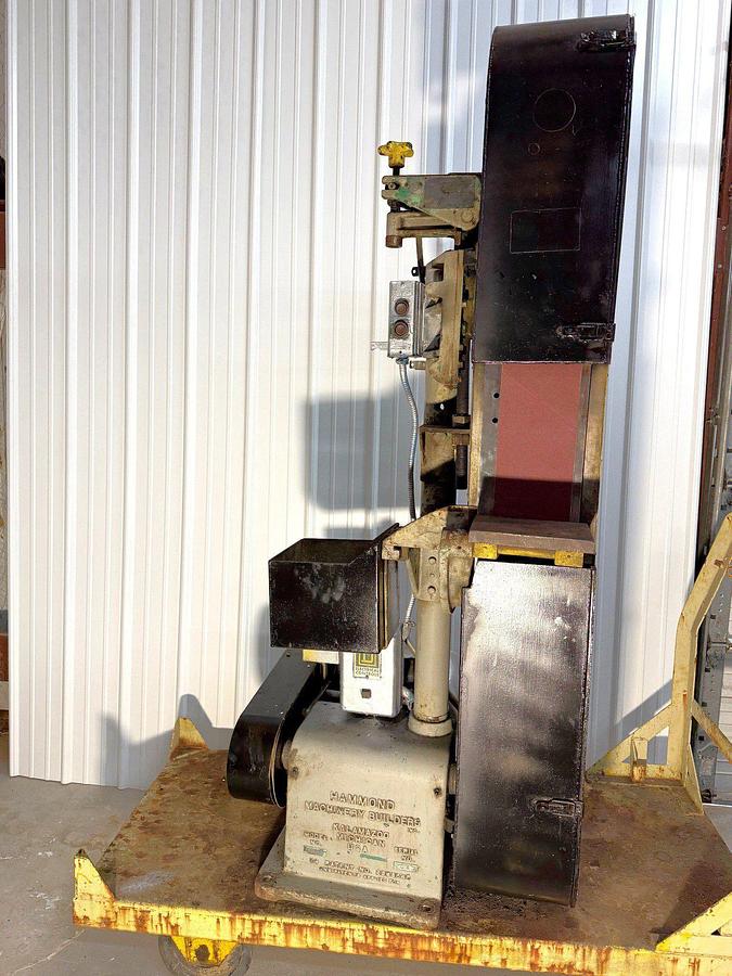Used HAMMOND VHP-600 6"x148" VERTICAL BELT GRINDER