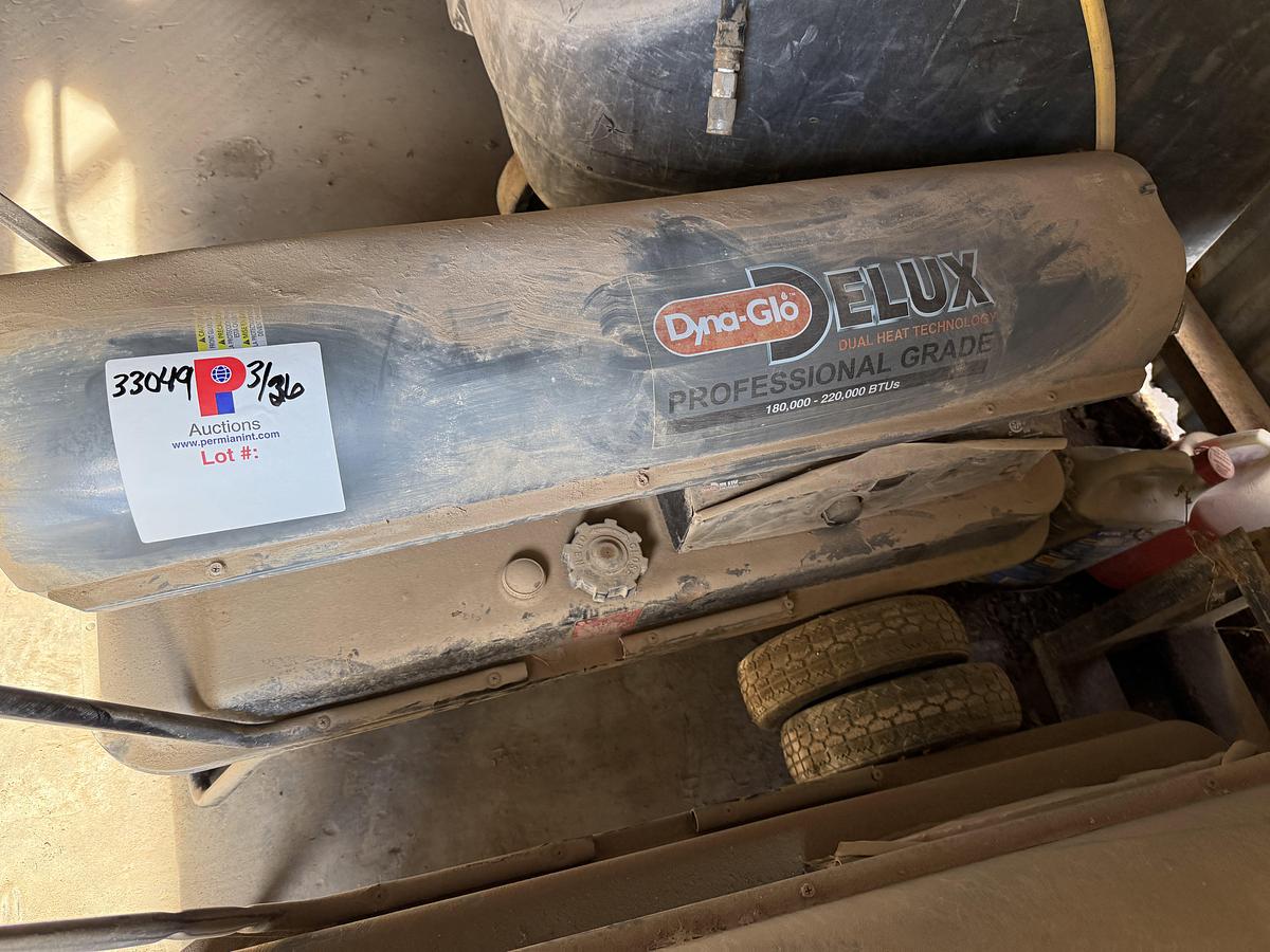 Used (2) DYNA-GLO DELUX 180K-220K BTUs DIESEL FIRED HEATERS