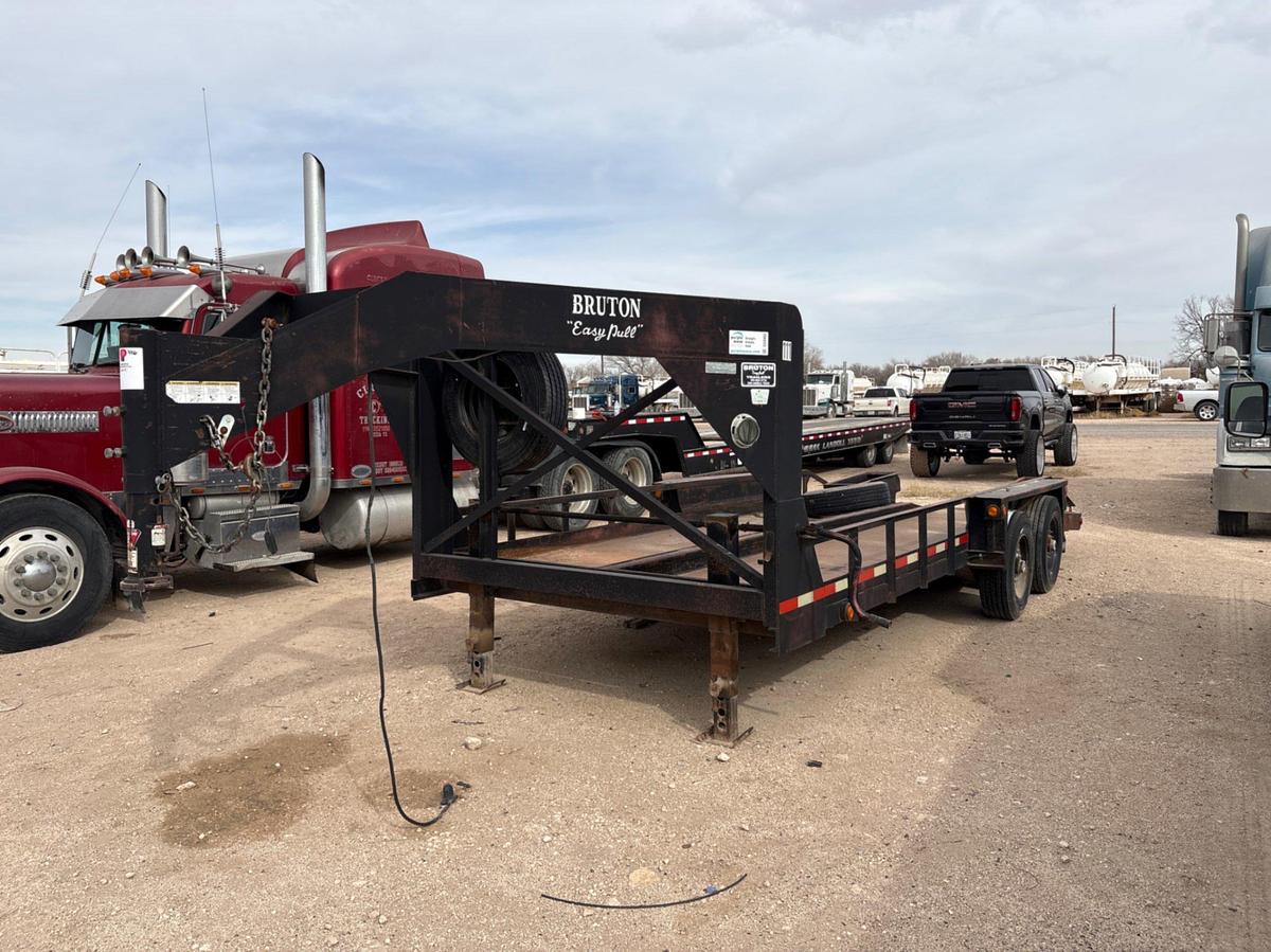 Used 2012 BRUTON EASY PULL 22’ X 90” T/A GOOSENECK CAR HAUL TRAILER