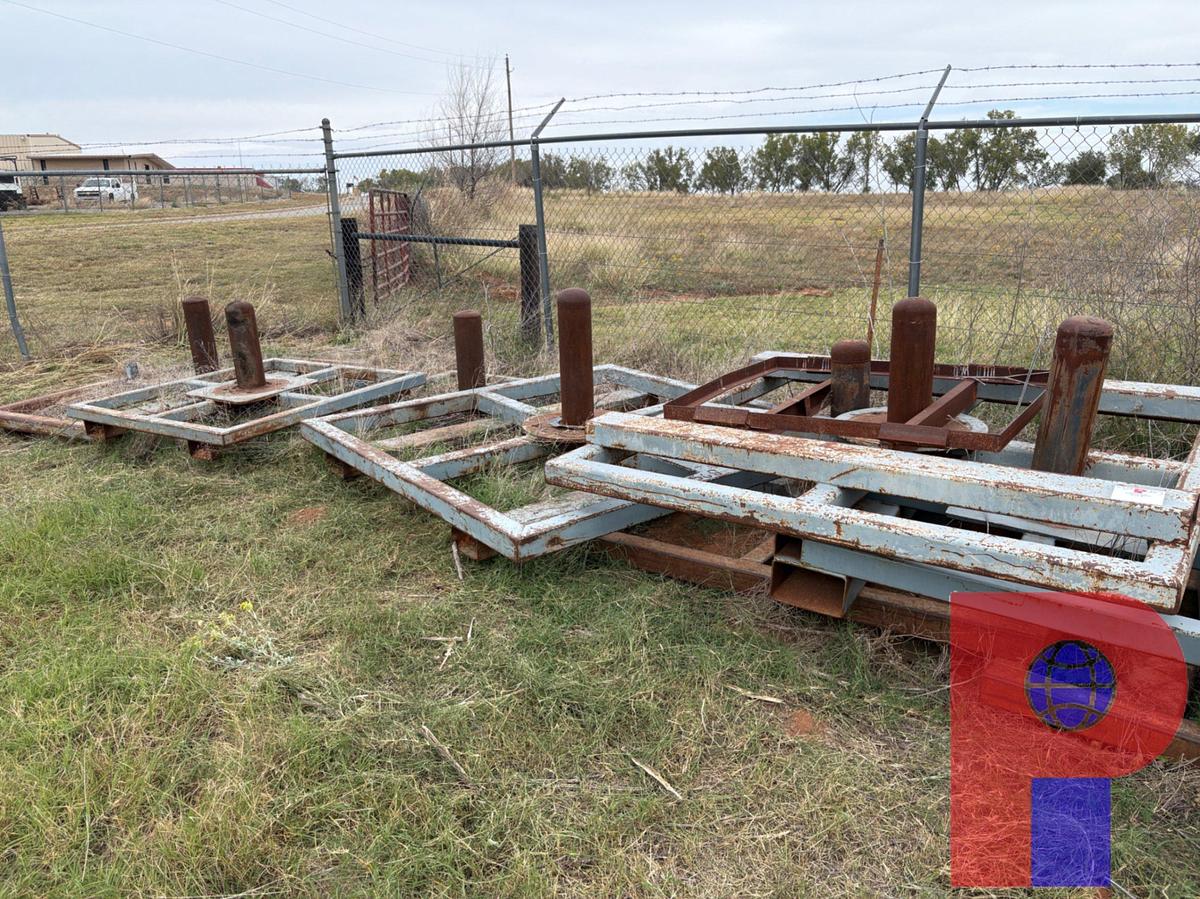 Used (7X$) 7’ X 7’ FRAC VALVE/BOP TRANSPORT SKIDS