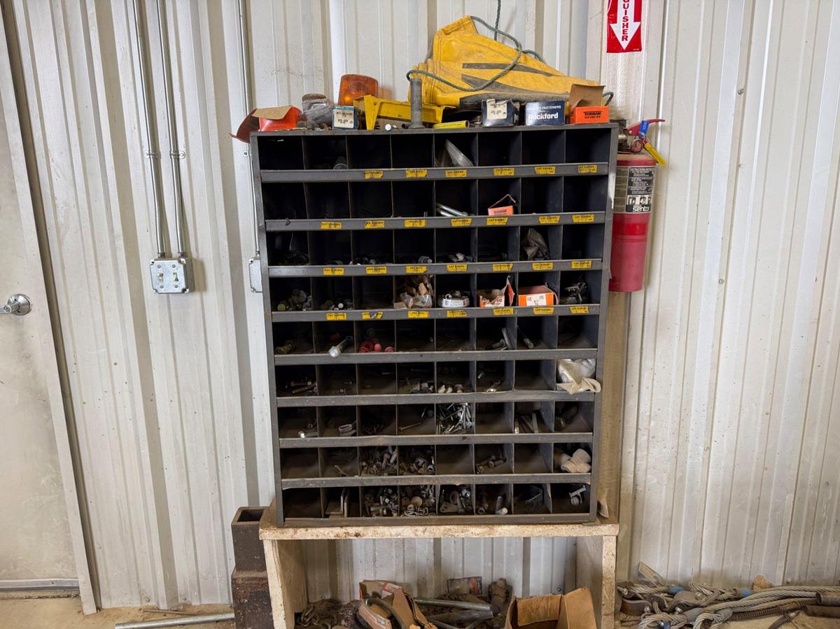 Used (2) Bolt Bins w/ contents