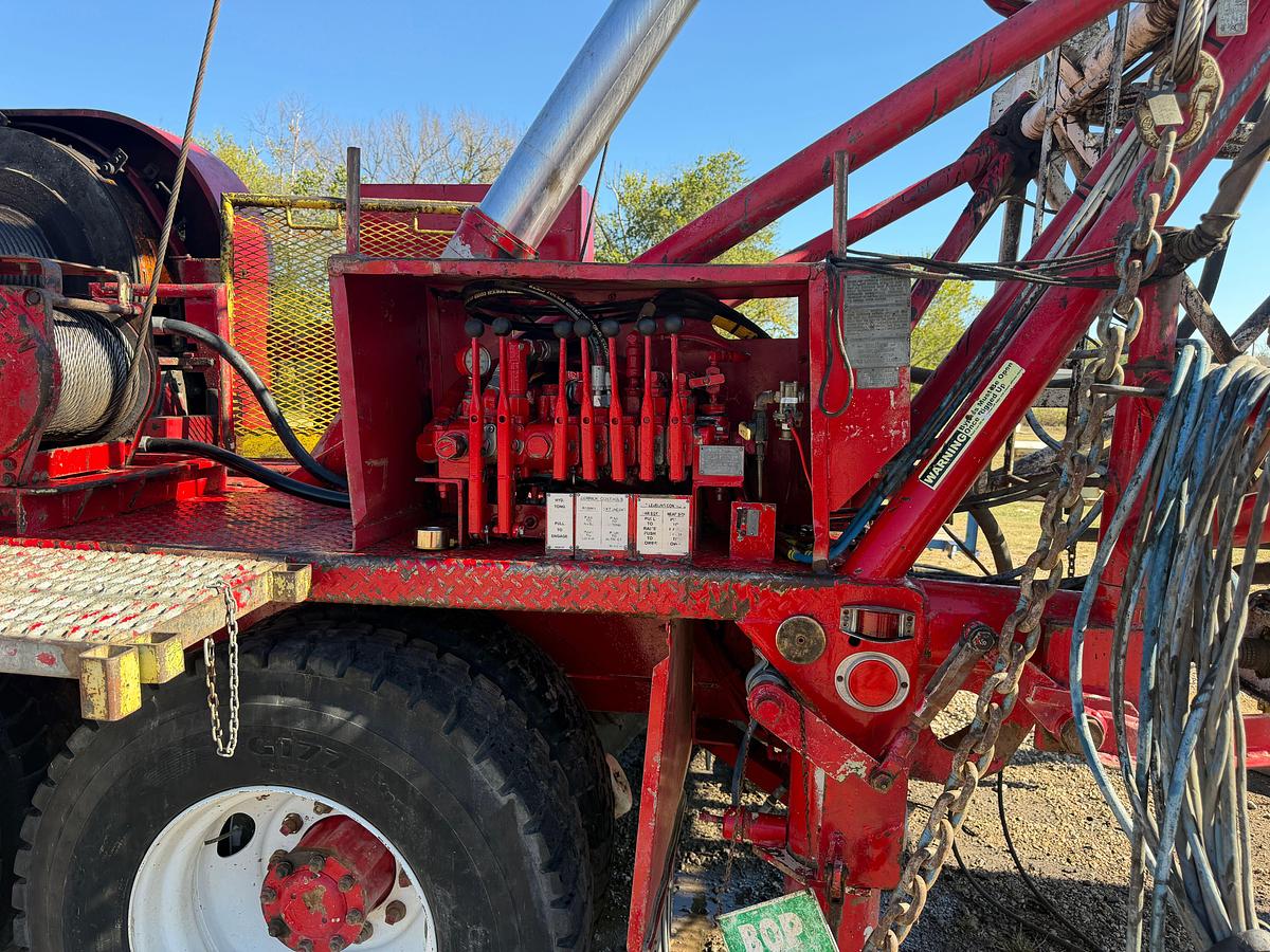 Used 1979 FRANKS EXPLORER III 1287/160 DTD-HT 96’-215K 4-AXLE WELL SERVICE WORKOVER RIG