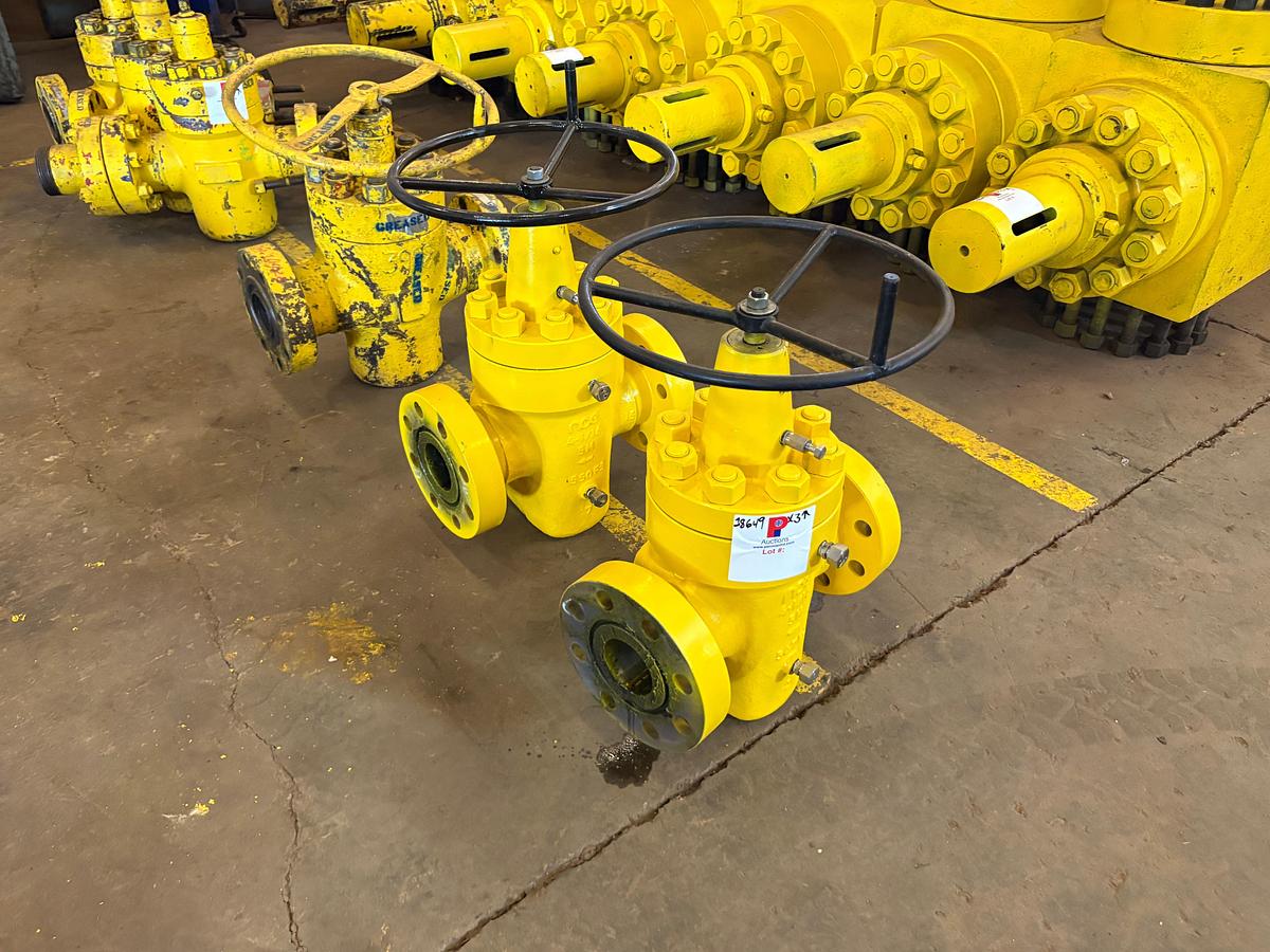 Used (3x$) 4-1/16” 5K gate valves