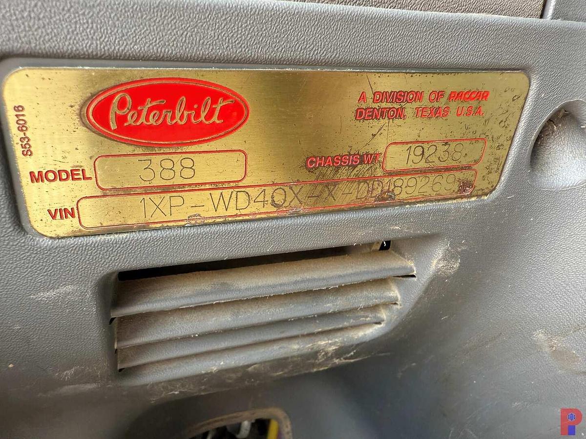 Used 2013 PETERBILT 388 T/A SLEEPER HAUL TRUCK, INOP.