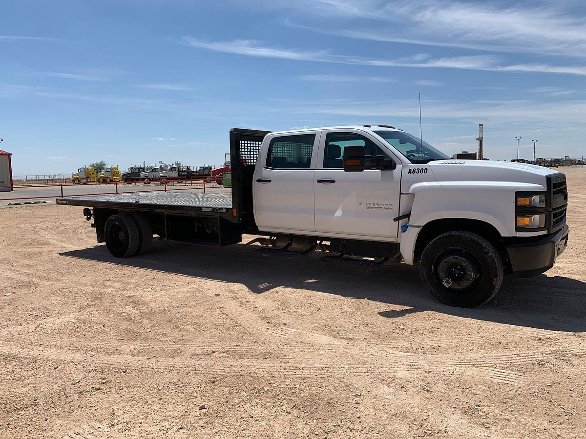 Used 2022 CHEVROLET SILVERADO 6500HD FLATBED TRUCK