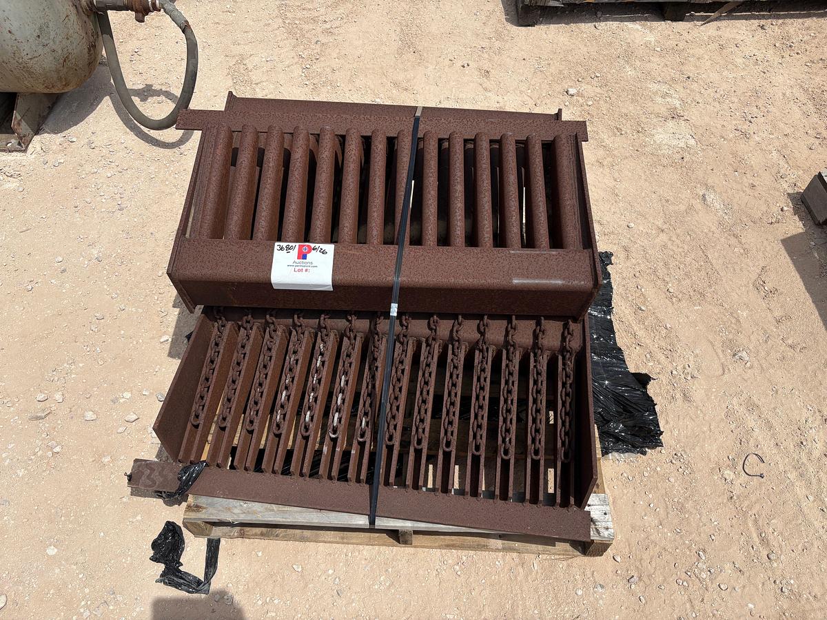 Used (2) PALLETS OF ROD HANGER CRAWLS