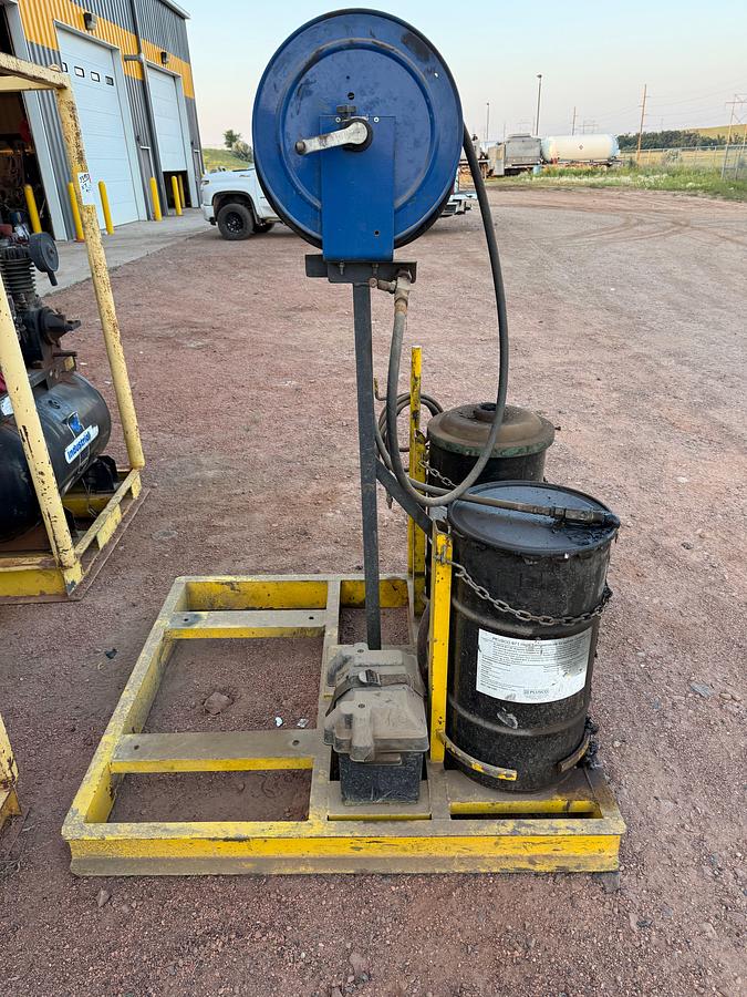 Used (3) 4.4’ x 3.9’ GREASE LUBE SKIDS F/ PARTS