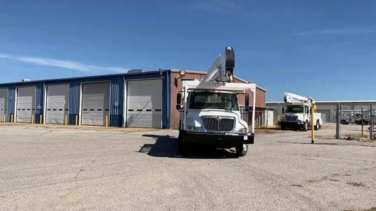 Used 2014 INTERNATIONAL DURASTAR 4300 HI-RANGER 5TC-55 BUCKET TRUCK