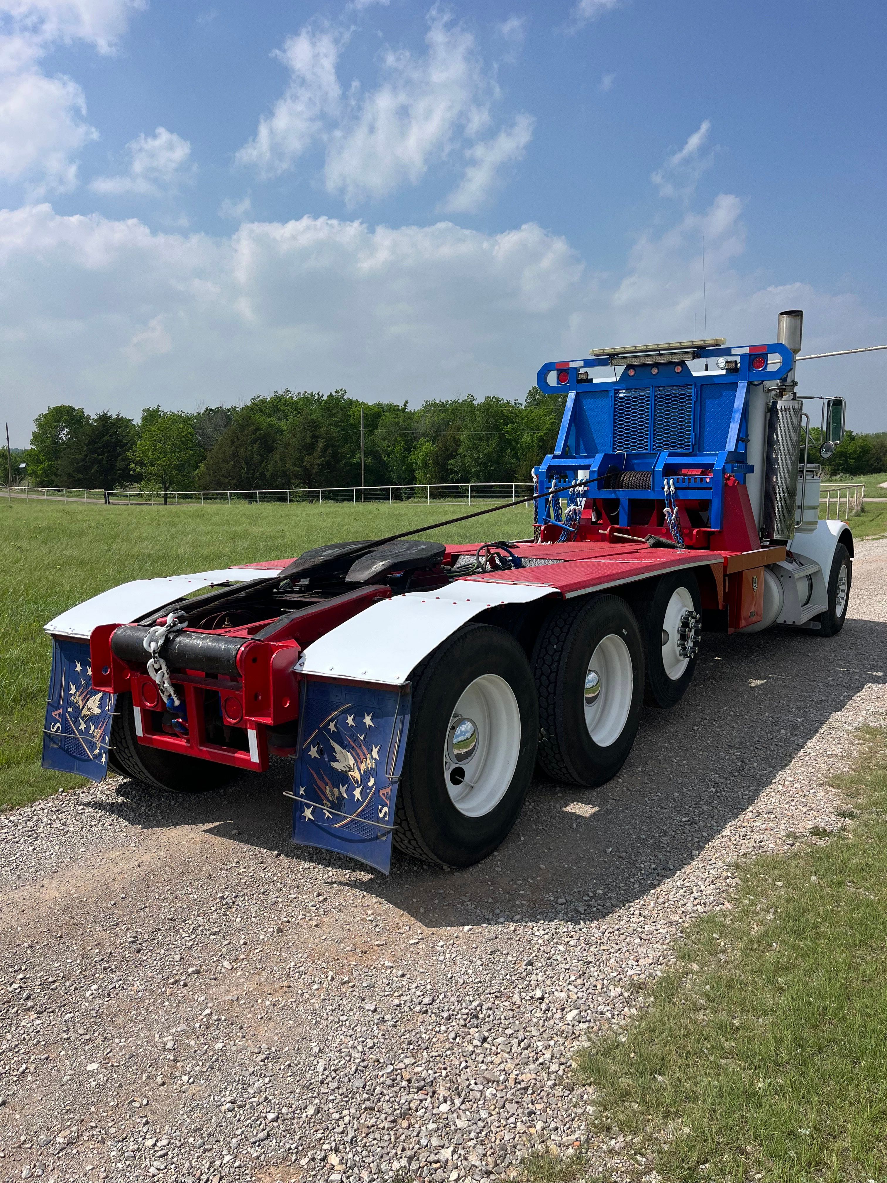 Used 1998 PETERBILT MODEL 379, 4-AXLE WINCH TRUCK TRACTOR