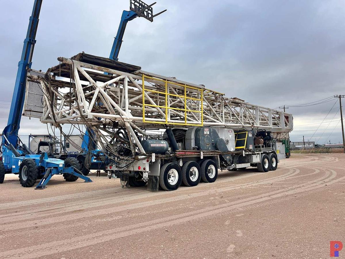 Used FRANKS 1287/160 DD 108’-269K 5-AXLE WELL SERVICE WORKOVER RIG