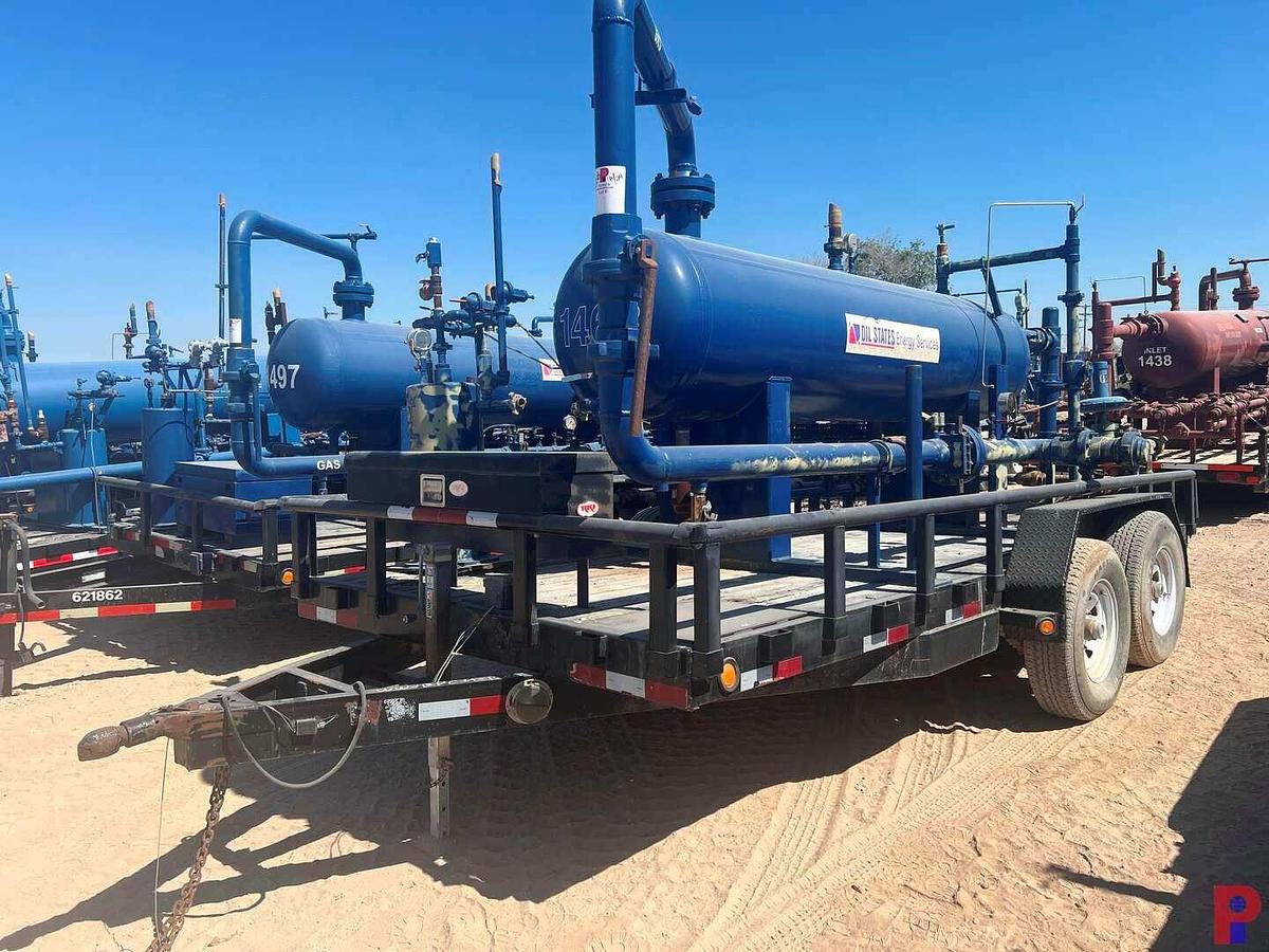 Used TRLR MTD 10’ X 30” 1440 PSI HORIZONTAL SEPARATOR