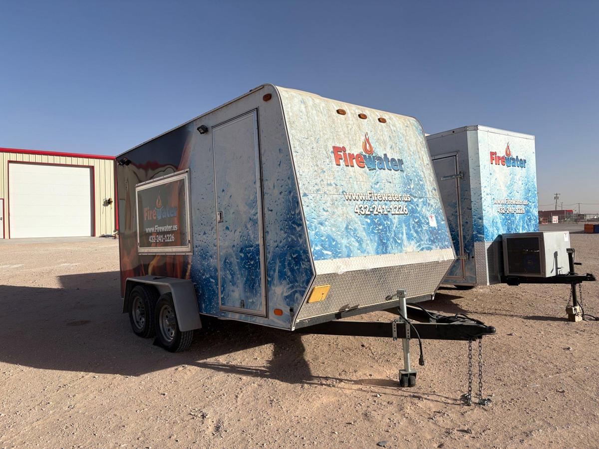 Used 2019 CARSON CUSTOM BUILT 7X14 MOBILE BRACKISH WATER TREATMENT SYSTEM 10000GPD T/A BUMPER PULL TRAILER