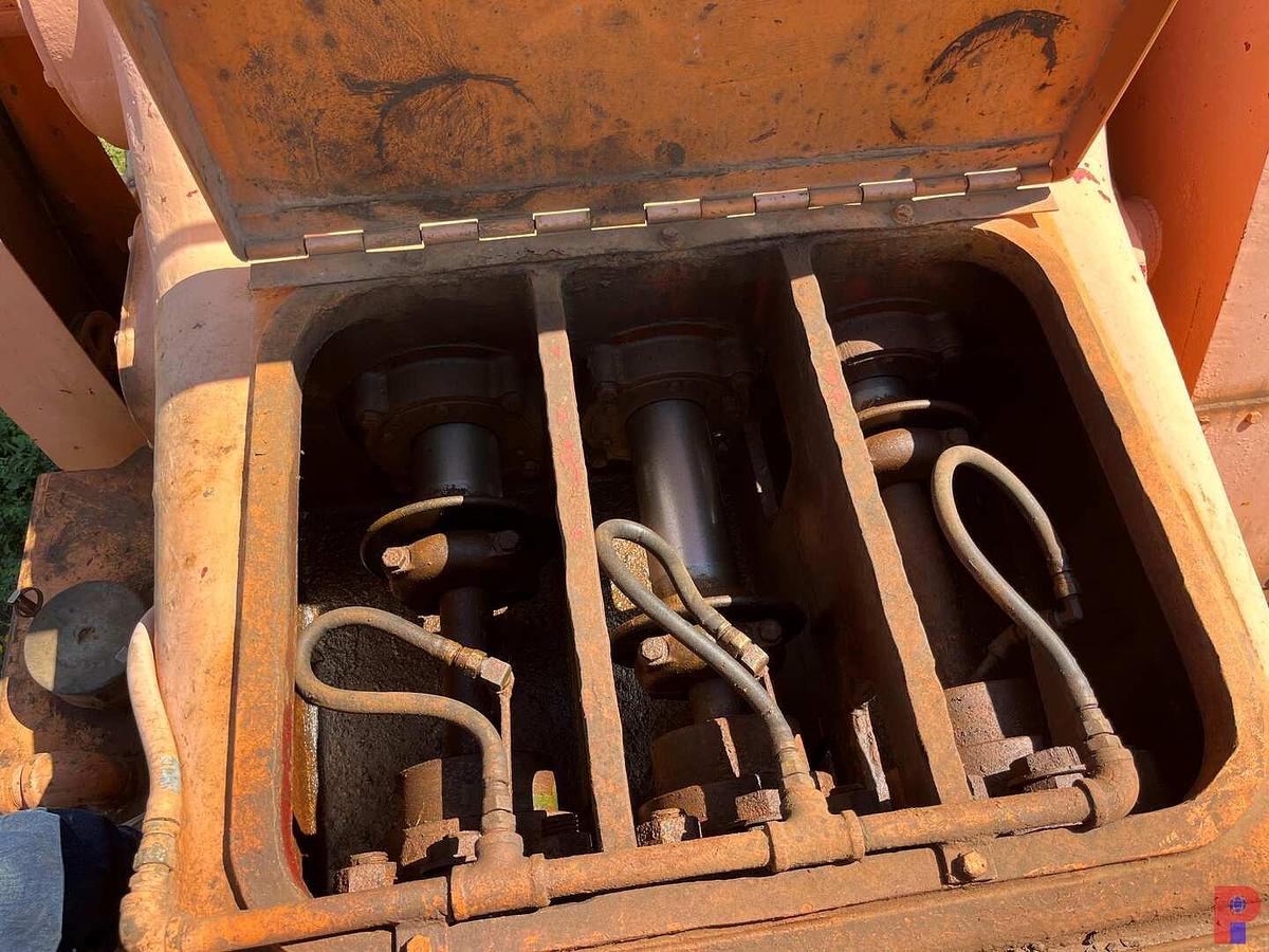 Used GARDNER DENVER PAHBFB 5K TRIPLEX WELL SERVICE PUMP P/B DETROIT 8V71N ALLISON TRANS., SKIDDED