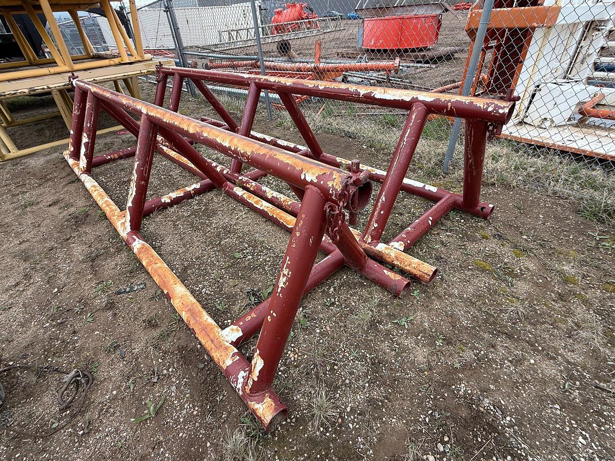 Used (2 X $) 15’L x 36”H TRIANGULAR PIPE RACKS