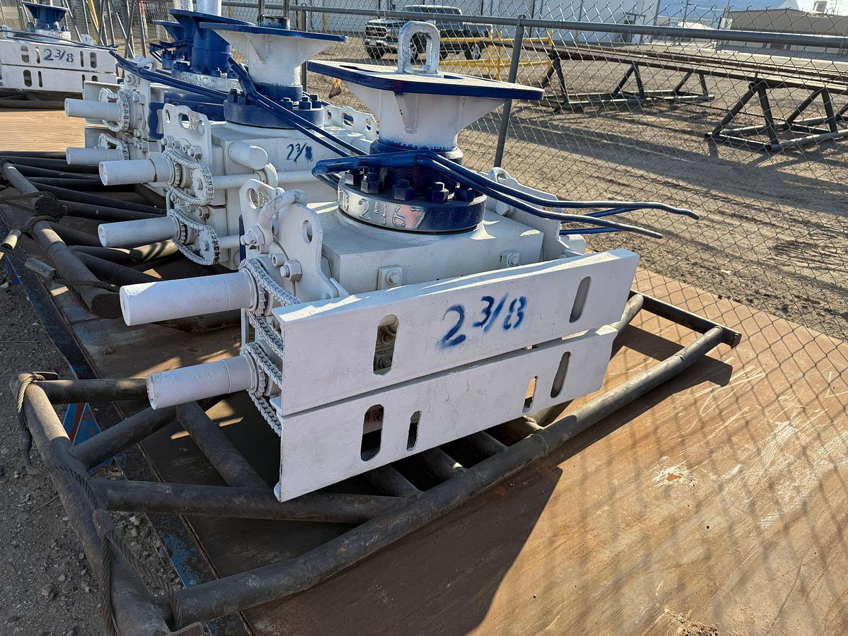 Used 6” REEDY 3M 2-3/8 DBL MANUAL BLOWOUT PREVENTER, CHARTED