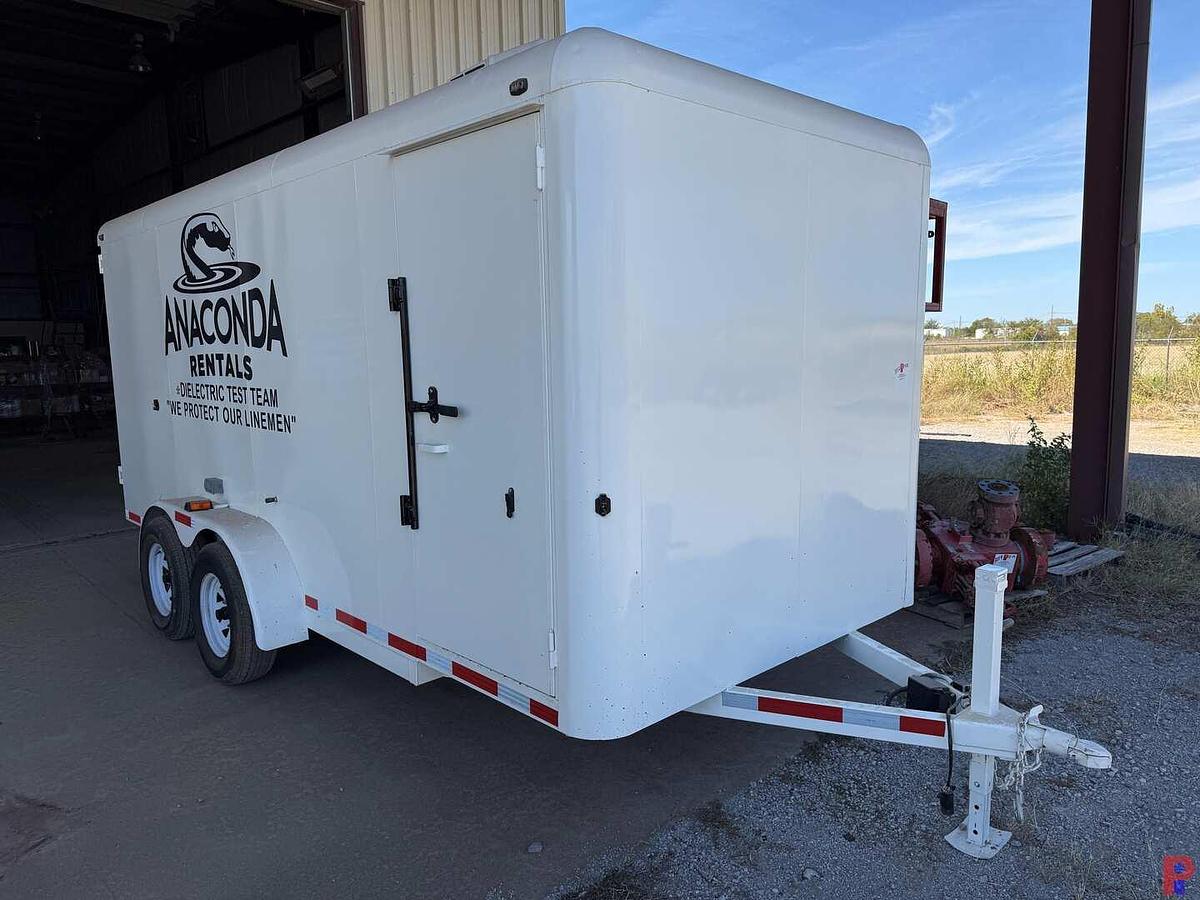 Used 16’ T/A BUMPER PULL DIELECTRIC TEST TRAILER