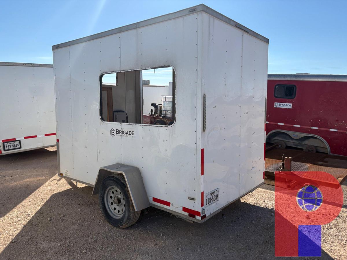 Used 2019 LARK UNITED 10’ X 6’ S/A BUMPER PULL OFFICE TRAILER