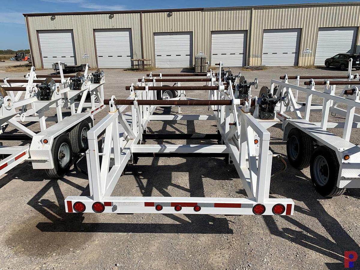 Used 2025 ANACONDA MFG LLC 26’ T/A PINTLE HITCH 4 REEL TRAILER