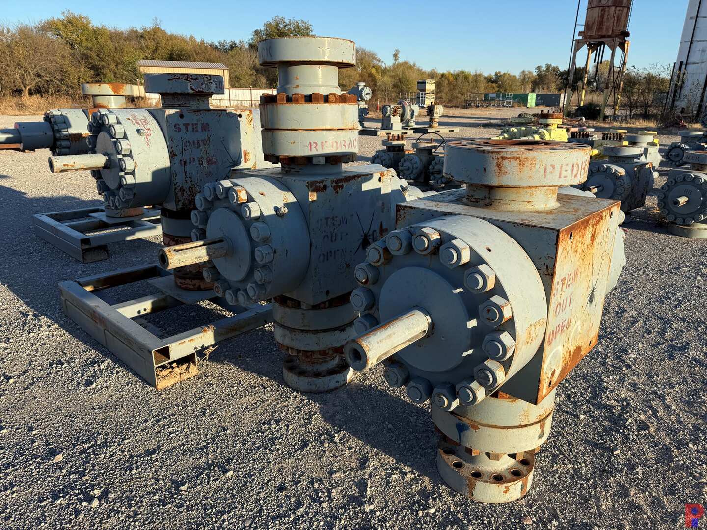 Used (4 X $) 7-1/16” 15K WP MANUAL FRAC VALVES