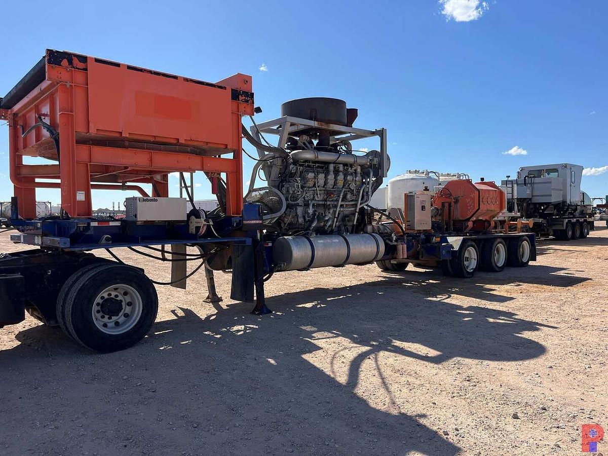 Used 2011 SERVA 3-AXLE TRAILER MOUNTED FRAC PUMP