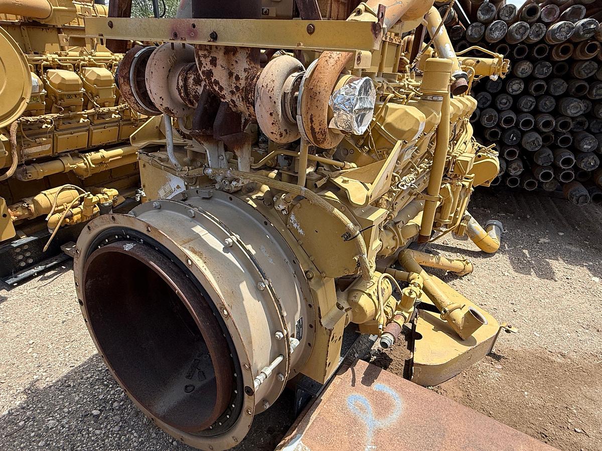 Used CATERPILLAR 3512 DRILLING MUD PUMP DIESEL ENGINE